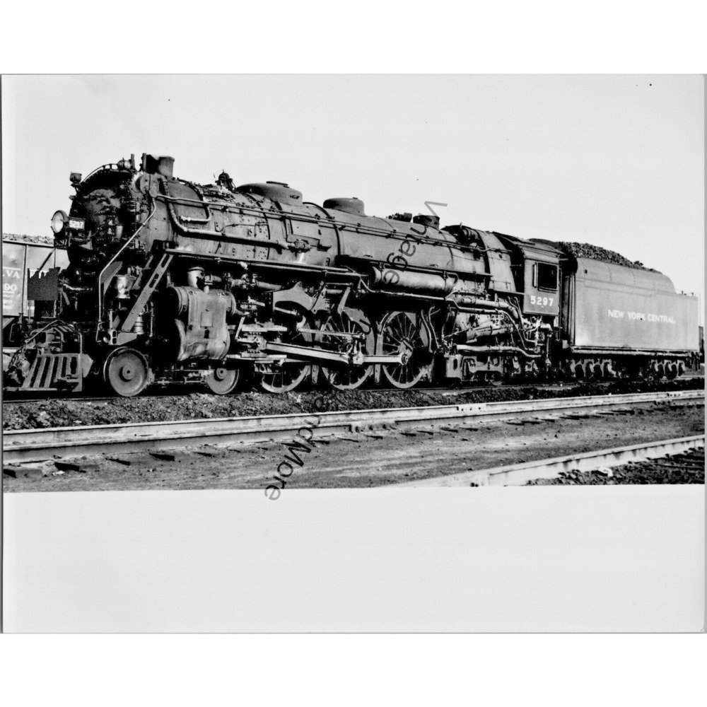 VTG 1949 New York‎ Central 5297 Steam Locomotive Cincinnati, OH Real Photo T1-15
